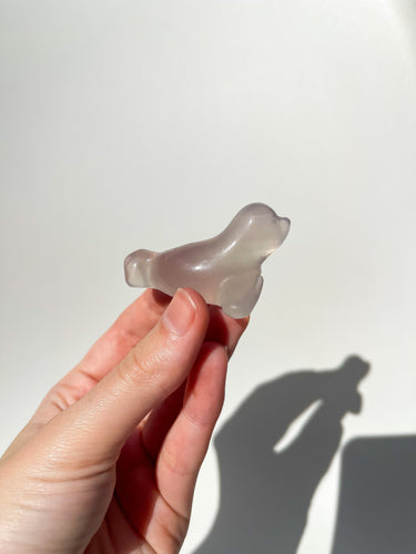 Lavender Fluorite Seal #1